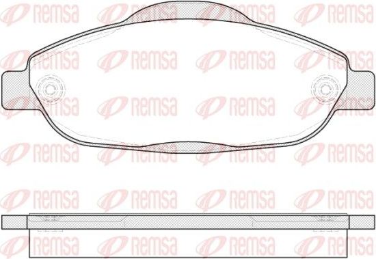 Тормозные колодки Remsa. Артикул 1323.00