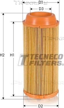 Воздушный фильтр  Tecneco Filters. Артикул AR2001
