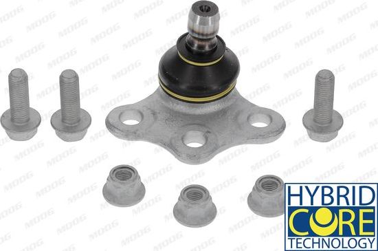 Шаровая опора MOOG Hybrid Core передняя правая/левая нижняя для Opel Combo C 2001-2012. Артикул OP-BJ-0812