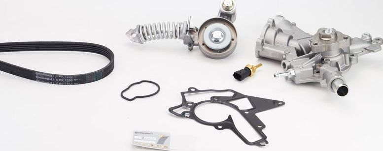 Комплект поликлинового ремня (с водяным насосом) OPEL  ASTRA H ContiTech. Артикул 5PK1230WP2
