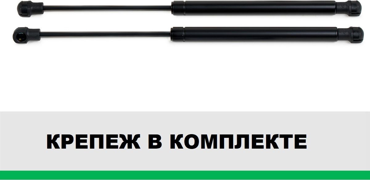 Амортизаторы (упоры) капота Pneumatic для Seat Leon II поколение 2005-2012. Артикул KU-SE-LE02-00
