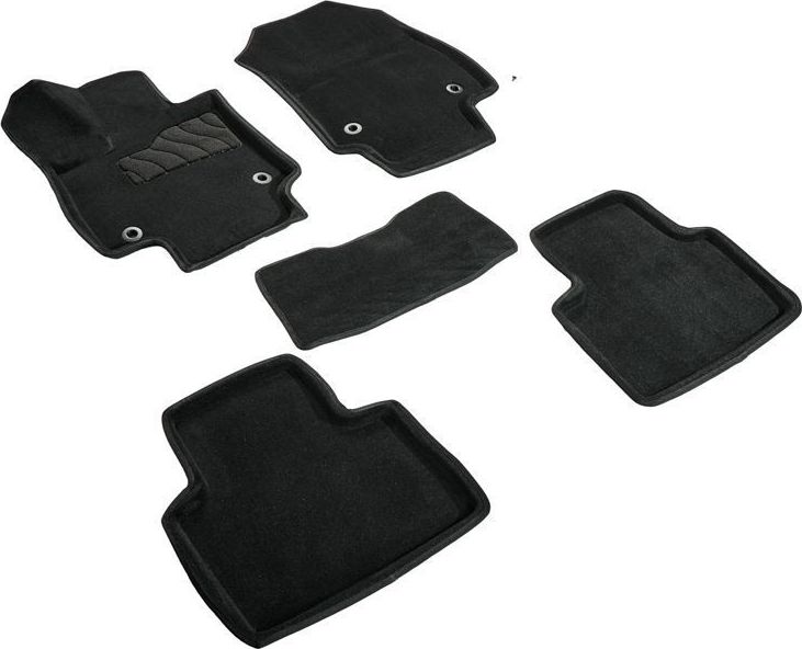 Коврики Seintex 3D ворсовые для салона Lexus NX II 2023-2026 ЧЕРНЫЕ. Артикул 99618