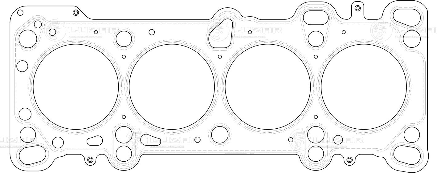 Прокладка ГБЦ Luzar. Артикул LES 10805