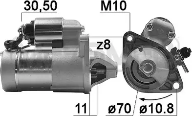 220197 Стартер\ NISSAN ALMERA/PRIMERA 1.2kw ERA. Артикул 220197