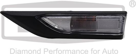 Поворотник (фонарь указателя поворота) DPA левый для Volkswagen Caddy IV 2015-2020. Артикул 89491786102
