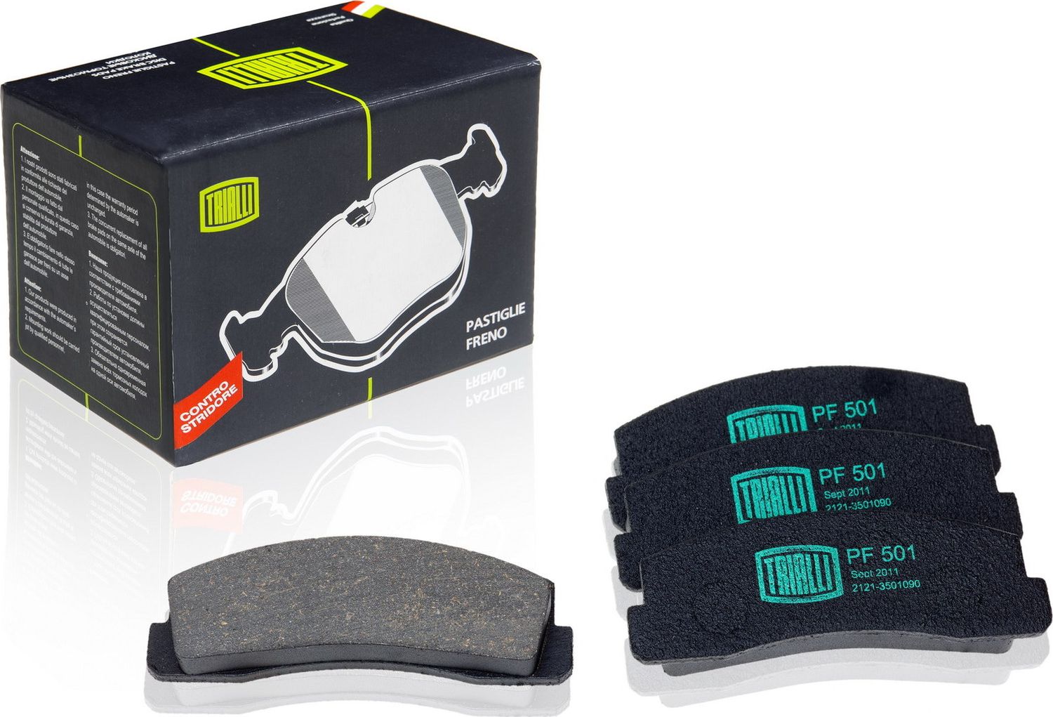 Тормозные колодки Trialli. Артикул PF 501