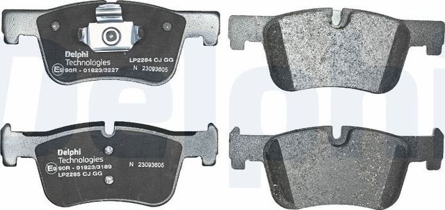 Тормозные колодки Delphi (Low-Metallic). Артикул LP2285