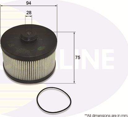 Топливный фильтр Comline. Артикул EFF316D