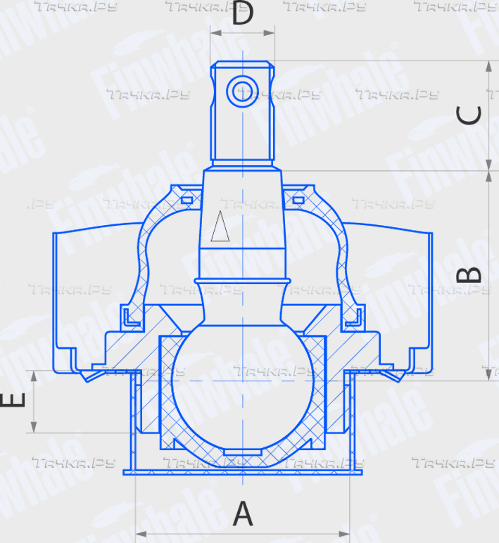 Шаровая опора Finwhale передняя правая/левая для Hyundai i30 I 2007-2011. Артикул BJ511