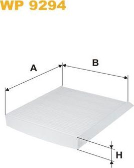 Салонный фильтр WIX Filters. Артикул WP9294