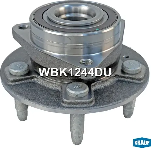 Ступица колеса с подшипником в сборе и монтажный к Krauf. Артикул WBK1244DU