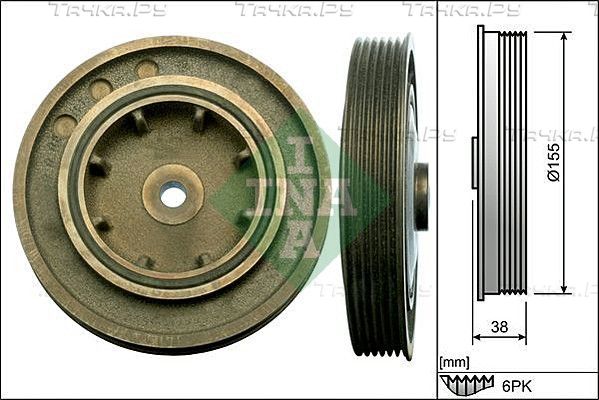 Шкив коленвала Ina для Nissan Interstar 2002-2006. Артикул 544 0101 10
