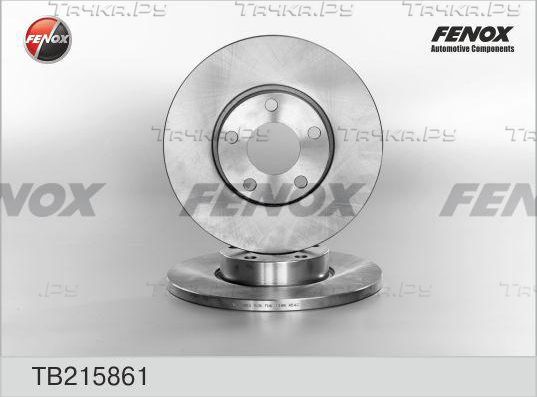 Тормозной диск Fenox передний для Audi 100 I (C1) 1970-1976. Артикул TB215861