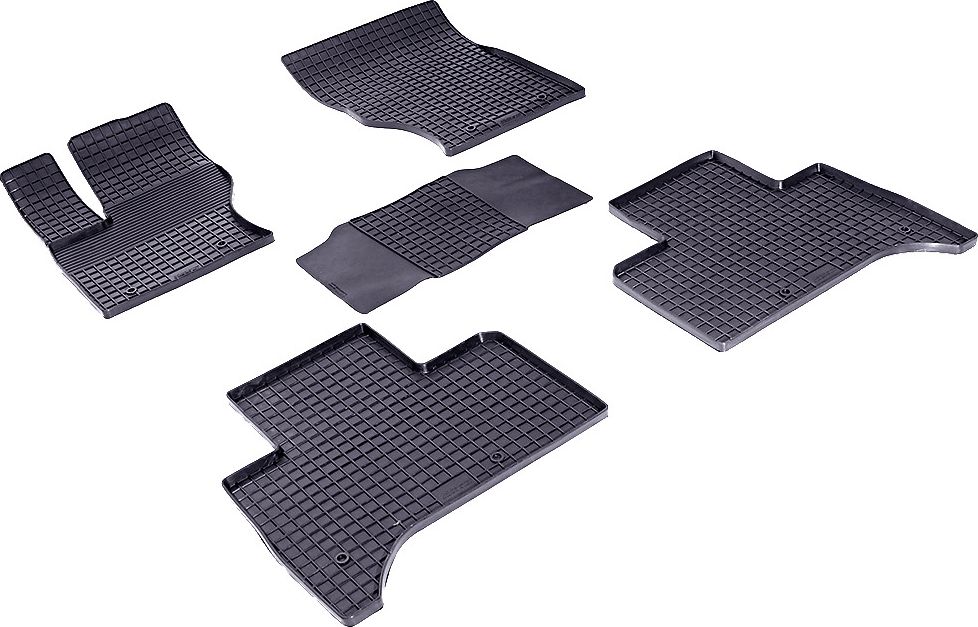 Коврики резиновые Seintex с узором сетка для салона Land Rover Range Rover IV 2013-2021. Артикул 86197