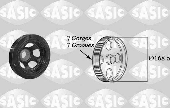 Шкив коленвала Sasic. Артикул 2156073