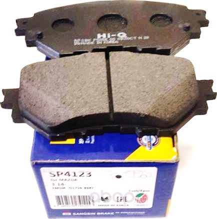 Тормозные колодки Sangsin Hi-Q. Артикул SP4123