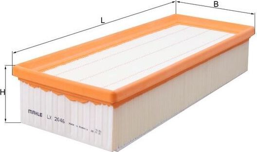 Воздушный фильтр Mahle для Audi Q5 I (8R) 2008-2017. Артикул LX 2046