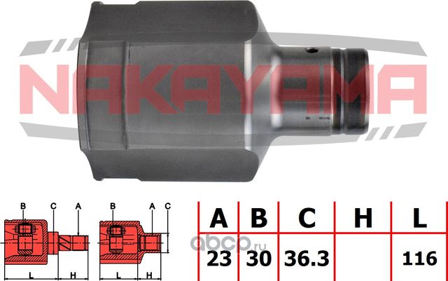 ШРУС внутр. к-кт (Nakayama). Артикул NJ7813NY