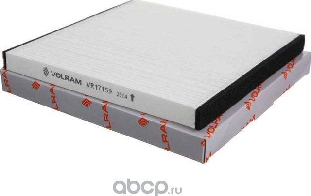 ФИЛЬТР САЛОННЫЙ TOYOTA LAND CRUISER 2.7-5.7 98- GEELY GC6 1.5 14- (VOLRAM) VR1 Volram. Артикул VR17159