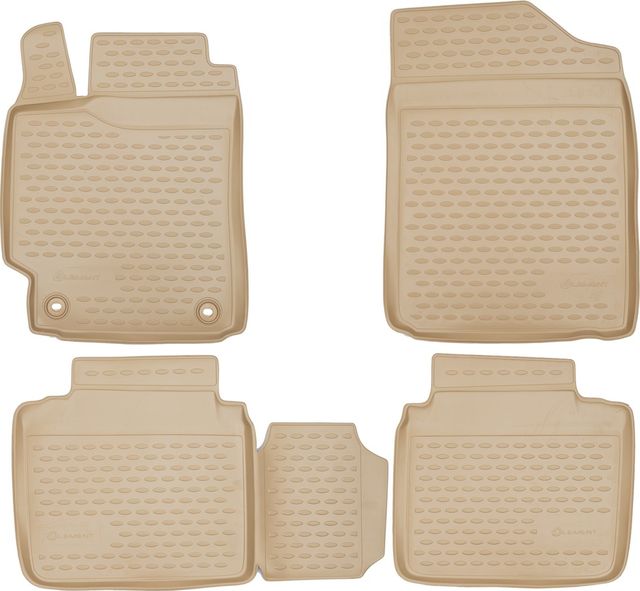 Коврики Element для салона Toyota Camry 50, 55 (V50, V55, XV50, XV55) 2.5L /3.5L 2011-2014 БЕЖЕВЫЕ. Артикул NLC.48.51.212kh