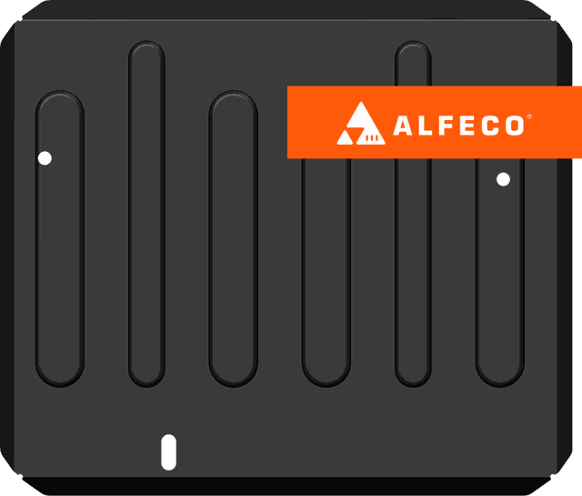 Защита Alfeco для топливного бака (правый) Haval Dargo 4WD 2022-2026. Артикул ALF.55.054