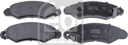 Тормозные колодки Febi Bilstein передние для Suzuki Swift II 1989-2005. Артикул 116398