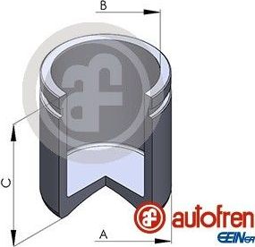 Поршень тормозного суппорта Autofren Seinsa (сталь). Артикул D025394