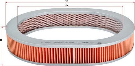 Воздушный фильтр Sakura. Артикул A-1608