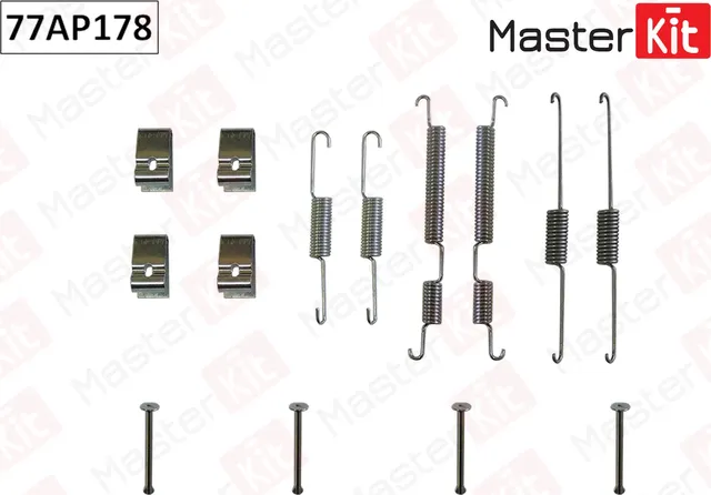 Ремкомплект крепления тормозных колодок (Master KIT) Master KIT. Артикул 77AP178