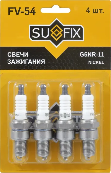 Свеча зажигания (Sufix). Артикул FV-54