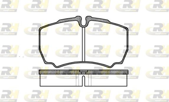 Тормозные колодки RoadHouse задние для IVECO Daily IV 2006-2011. Артикул 2849.00
