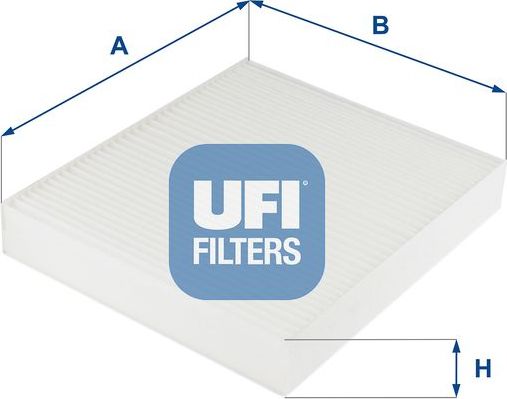Салонный фильтр UFI. Артикул 53.254.00
