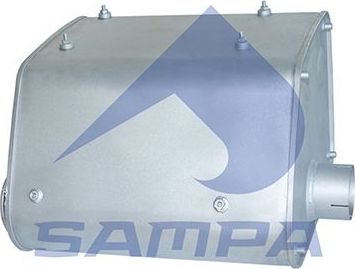 Глушитель (задняя часть) Sampa для MAN ÜL 1996-2026. Артикул 021.184