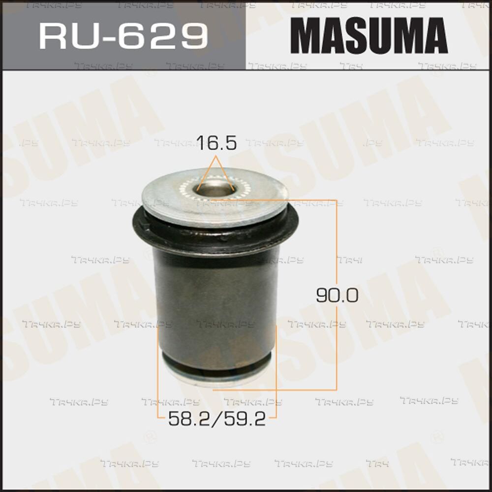 Сайлентблок переднего рычага подвески Masuma правый/левый нижний для Toyota FJ Cruiser 2005-2018. Артикул RU-629