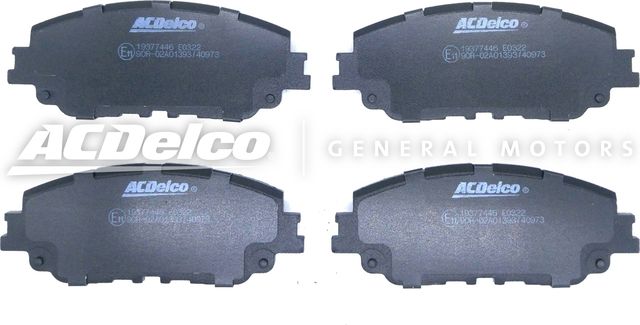 Тормозные колодки ACDelco. Артикул 19377446