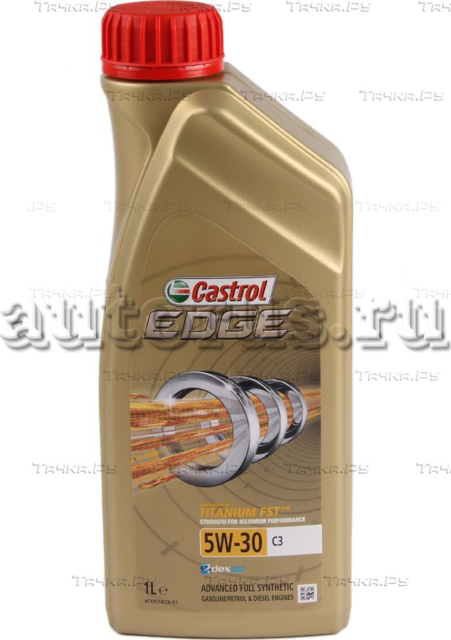Castrol EDGE 5w30 С3 Titanium 1л. Моторное масло для легковых автомобилей. Артикул 15A569