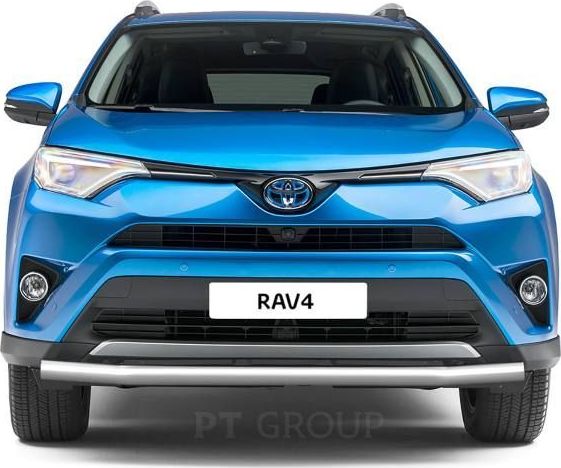 Защита PT Group переднего бампера одинарная d63 (НПС) для Toyota RAV4 IV 2013-2015. Артикул TRV220203