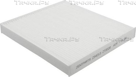 Салонный фильтр Zentparts (бумага). Артикул Z34013