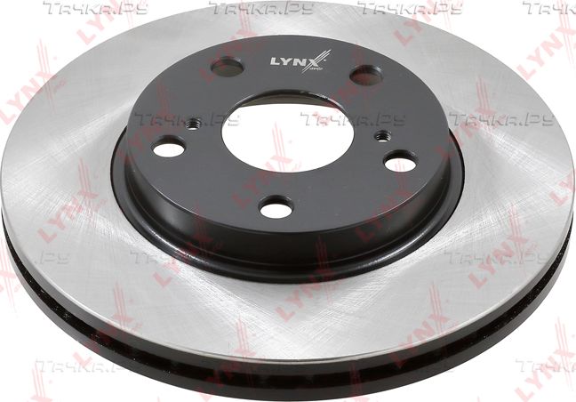 Тормозной диск LYNXauto передний для Toyota Corolla E140, E150 2006-2014. Артикул BN-1955