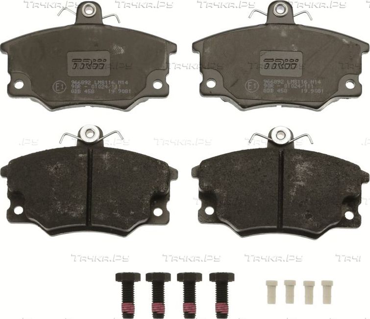 Тормозные колодки TRW COTEC передние для Alfa Romeo 146 1994-1996. Артикул GDB458