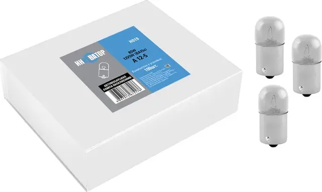 Лампа 12V R5W 5W BA15s Инноватор 1 шт. картон H019. Артикул H019