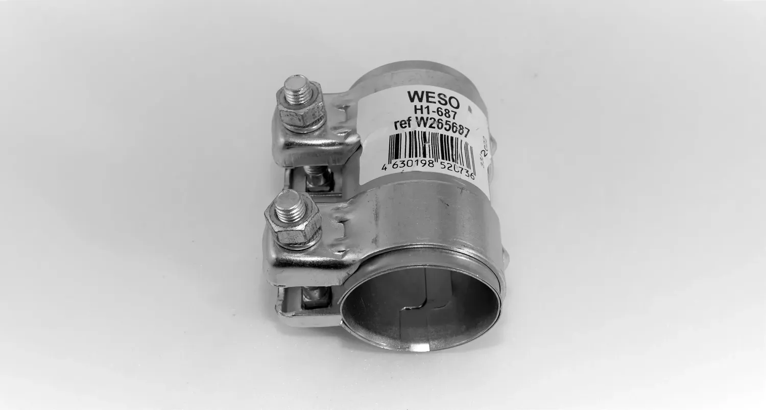 Хомут трубчатый PIPE CON D50,5xL95MM (Weso). Артикул H1687