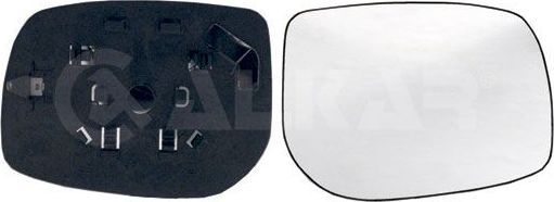 Зеркальное стекло бокового зеркала Alkar правое для Toyota Yaris II 2005-2010. Артикул 6402267