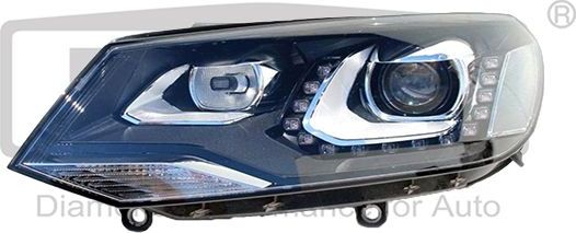 Фара передняя основная DPA левая для Volkswagen Touareg II 2011-2018. Артикул 99411836702