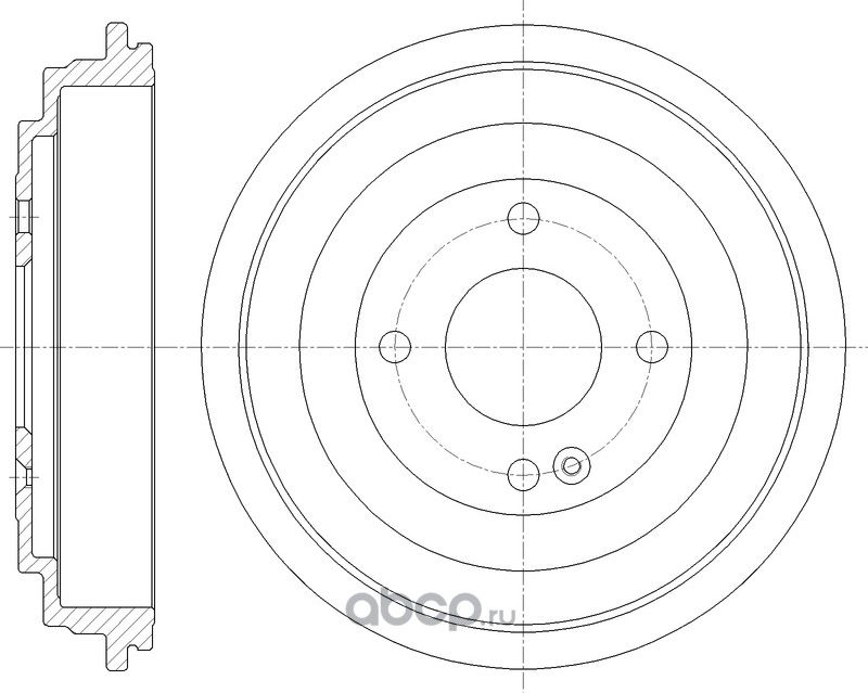 Барабан тормозной G-brake GD-06784 G-Brake. Артикул GD06784