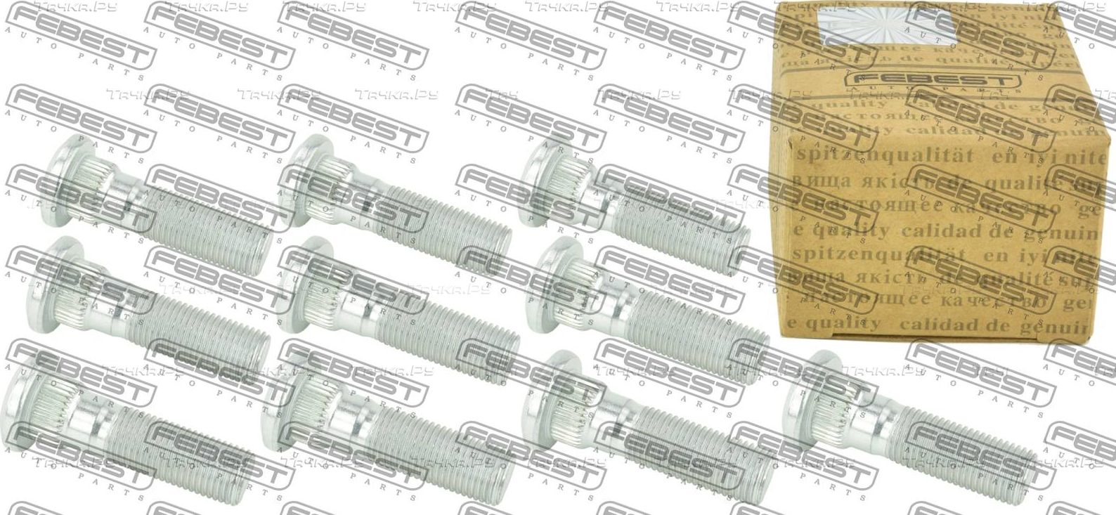 Шпилька колеса (болт ступицы) Febest для Subaru XV I 2012-2016. Артикул 0284-004-PCS10