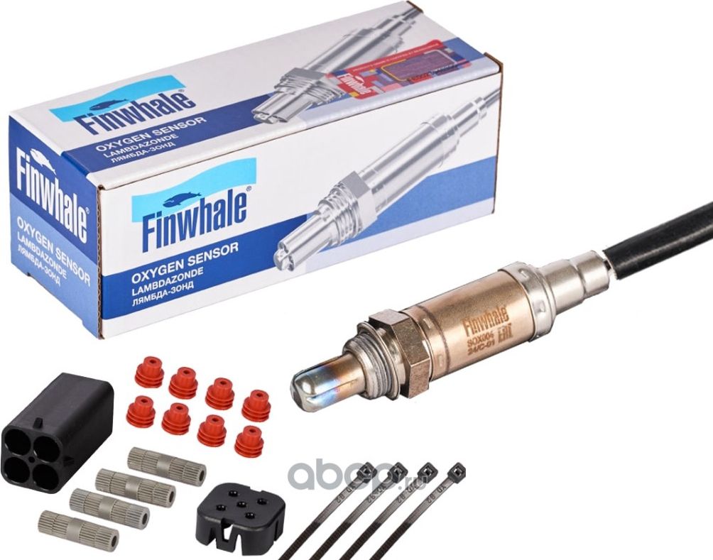 Лямбда-зонд (универсальный) CHEVROLET/HYUNDAI/INFINITI/MAZDA/NISSAN/RENAULT/SUBA (Finwhale). Артикул SOX004