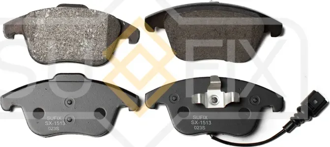 Колодки тормозные дисковые передние правые/левые AUDI Q3 (8UB, 8UG) 2011-2018 (Sufix). Артикул SX1513