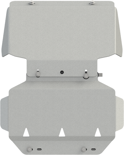 Защита алюминиевая Шериф (4 мм) для картера Cadillac Escalade IV 2014-2020. Артикул 04.2835 V2 Aluminium