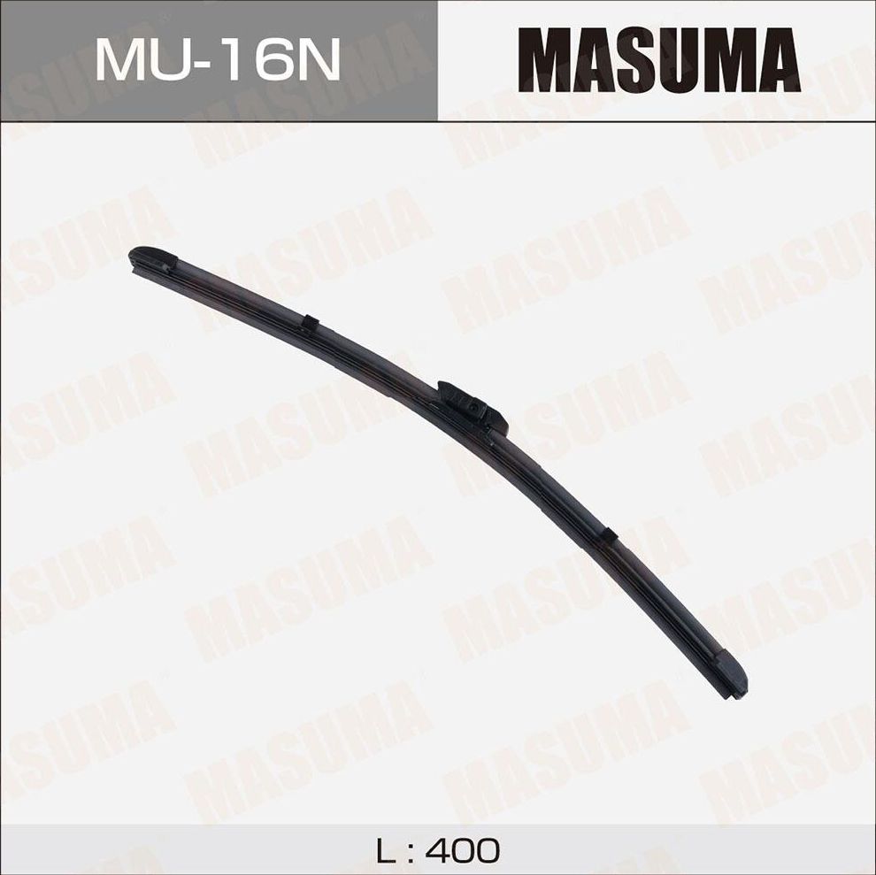 Дворник 16 бескаркасный, (400мм) (Masuma). Артикул MU16N